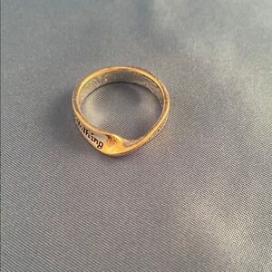 Silver “Nothing is Impossible” Ring